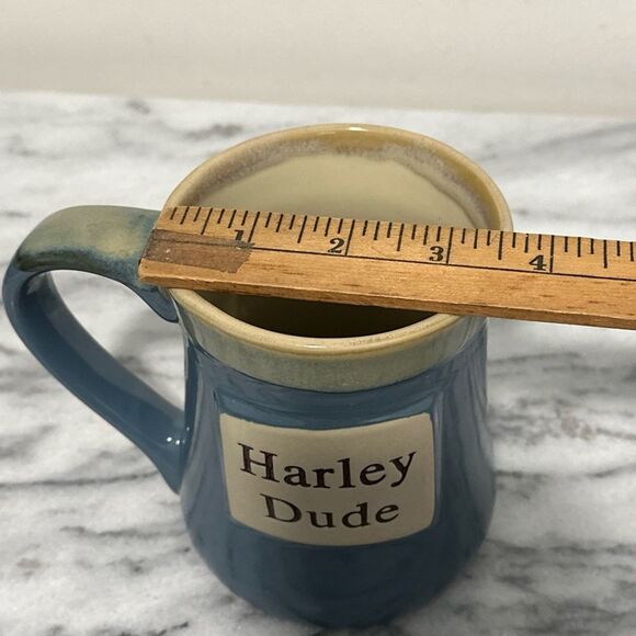 Harley Dude Blue and Cream Mug - Picture 8 of 9